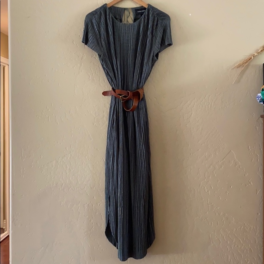 Anthropologie Emerald Green maxi dress